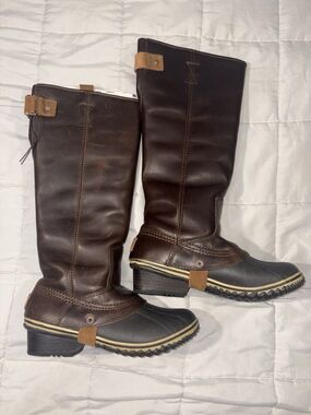 New Sorel Slimpack Tall Equestrian Riding boots Sz 7.5